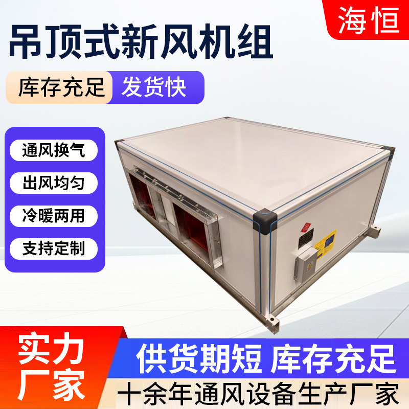 Ceiling-Mounted Fresh Air Unit Workshop Office Air Purification Unit Fresh Air Unit Ceiling-Mounted Fresh Air Unit
