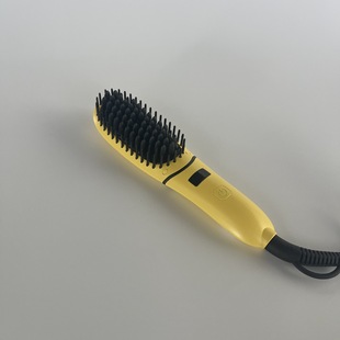 Source Factory Cross-Border Foreign Trade E-Commerce Supply Mini Heating Hair Straightening Comb Portable Straightening and Curling Two-In-One Hair Care