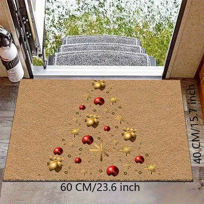 Avtomobil döşəmə paspasları: Thick and Durable, Dirt-Resistant and Dust-Removing - zx-christmas-model-s-03-4060silk-circle