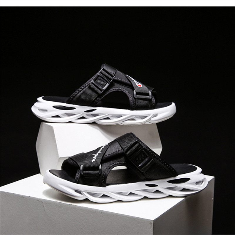 Cross-border New Summer Twist-soled Korean-style Beach Thick-soled Sandals and Slippers Anti-slip Height-increasing Distinctive Men's Outwear Trendy Shoes Cross-border New Summer Twist-soled Korean-style Beach Thick-soled Sandals and Slippers Anti-slip Height-increasing Distinctive Men's Outwear Trendy Shoes