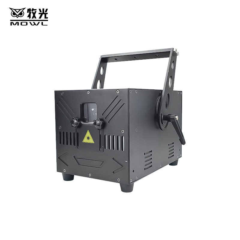 A todo color de luz láser animada etapa rendimiento boda KTV noche luz de flash 10W láser línea de luz de barra