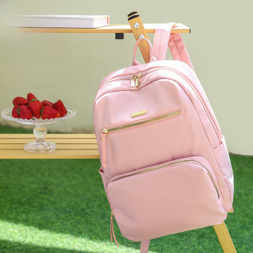 Women's Dual-Shoulder Bag,  Commute Business Laptop Backpack, Large Capacity Travel and Business Trip Simple Student School Bag