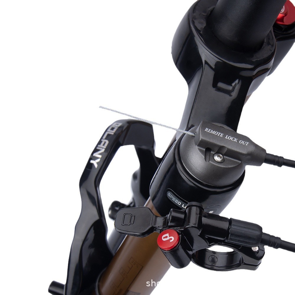 Bolany bicicleta de montaña horquilla delantera 20 pulgadas 24 pulgadas estudiante coche amortiguador de gas tenedor barril eje de liberación rápida presión de aire horquilla delantera