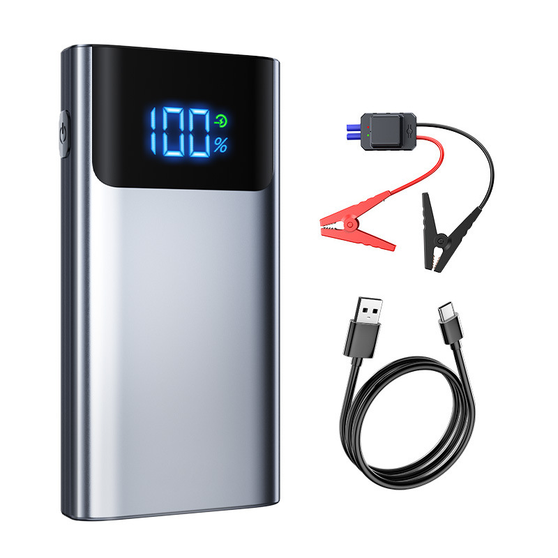 Arrancador de emergencia portátil 12V para coche, con batería - Mayorista