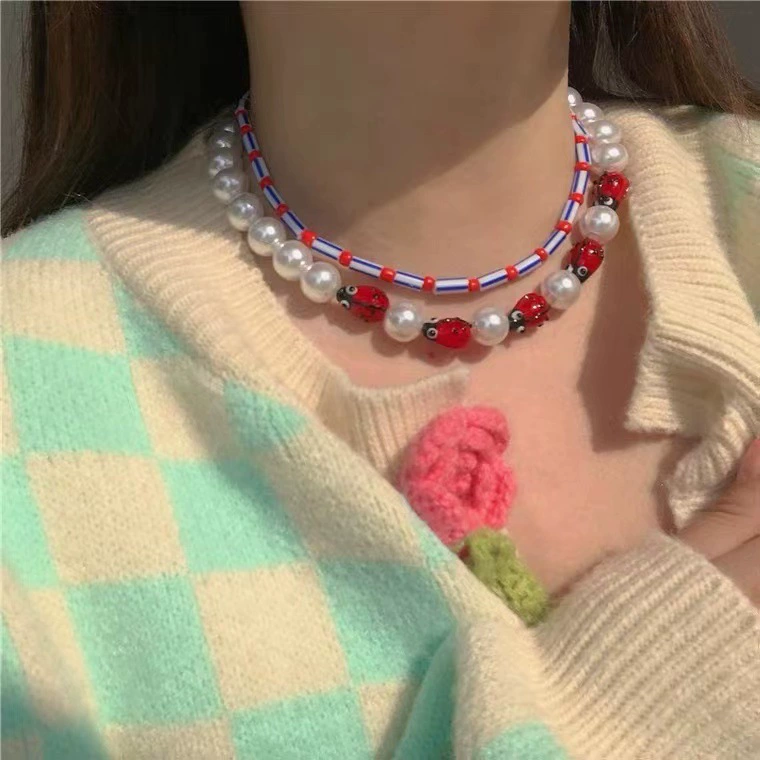 Yellow cartoon cute necklace