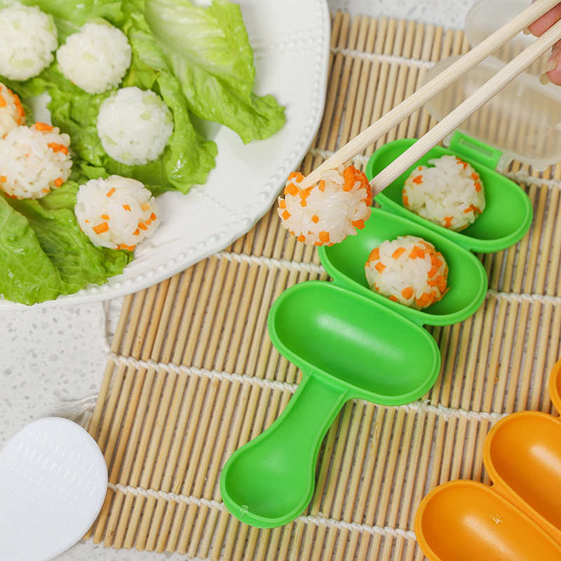 stampo per palline di riso a dondolo per alimenti per bambini complementare cibo palline di riso rotonde fai da te manufatto_voghion.com