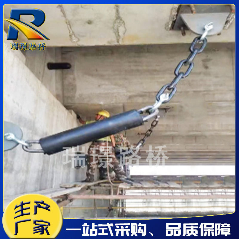 桥梁防落梁缓冲装置150/250型防撞橡胶链环桥梁纵向防落梁缓冲链