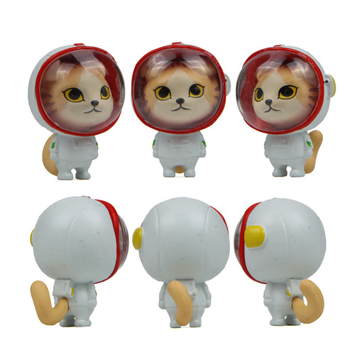 Creative Space Year Astronaut Cat DIY Figure Gardening Baking Landscaping Doll Doll Desktop Ornament