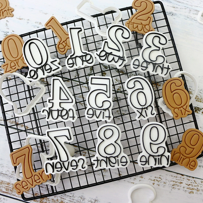 Новая цифровая форма для печенья для вечеринок