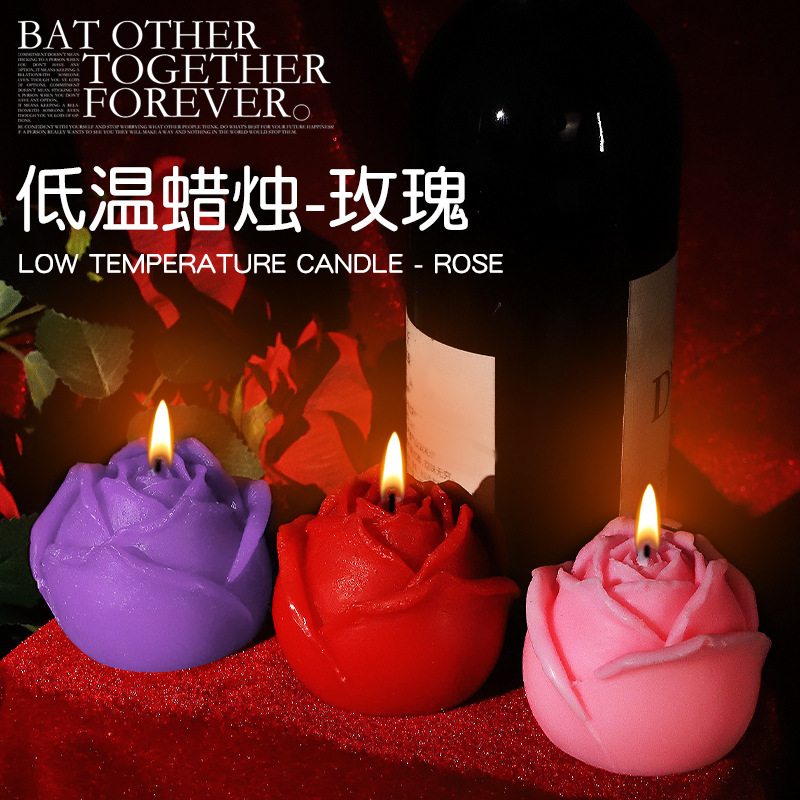 Jiuai Low-Temperature Massage Candle Red Rose Scent SM Sensory Play Aromatherapy — detail image 12