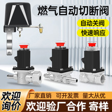 燃气液化气断气阀家用商用防爆控制阀门电磁紧急切断阀厨房自闭阀