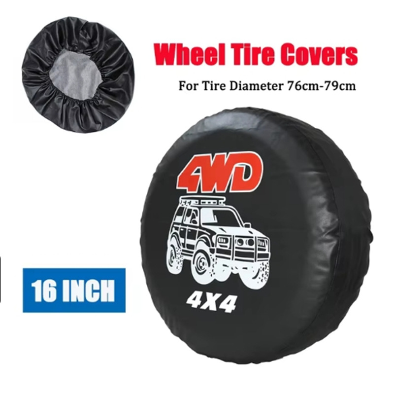 Tire Cover Car Cover 14-17 Inch Protective Cover Tire Cover Dust Cover Suitable for Cars, Electric Cars, Rovers, Off-Road Vehicles
