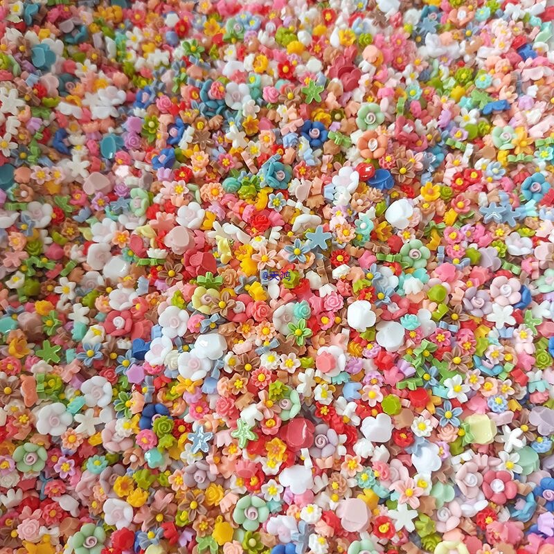 Nail Art Flower Jewelry Accessories Mini Colorful Five-Petal Flower Special-Shaped Diamond Nail Decorations Mixed New Style Nail Art Flower Jewelry Accessories Mini Colorful Five-Petal Flower Special-Shaped Diamond Nail Decorations Mixed New Style