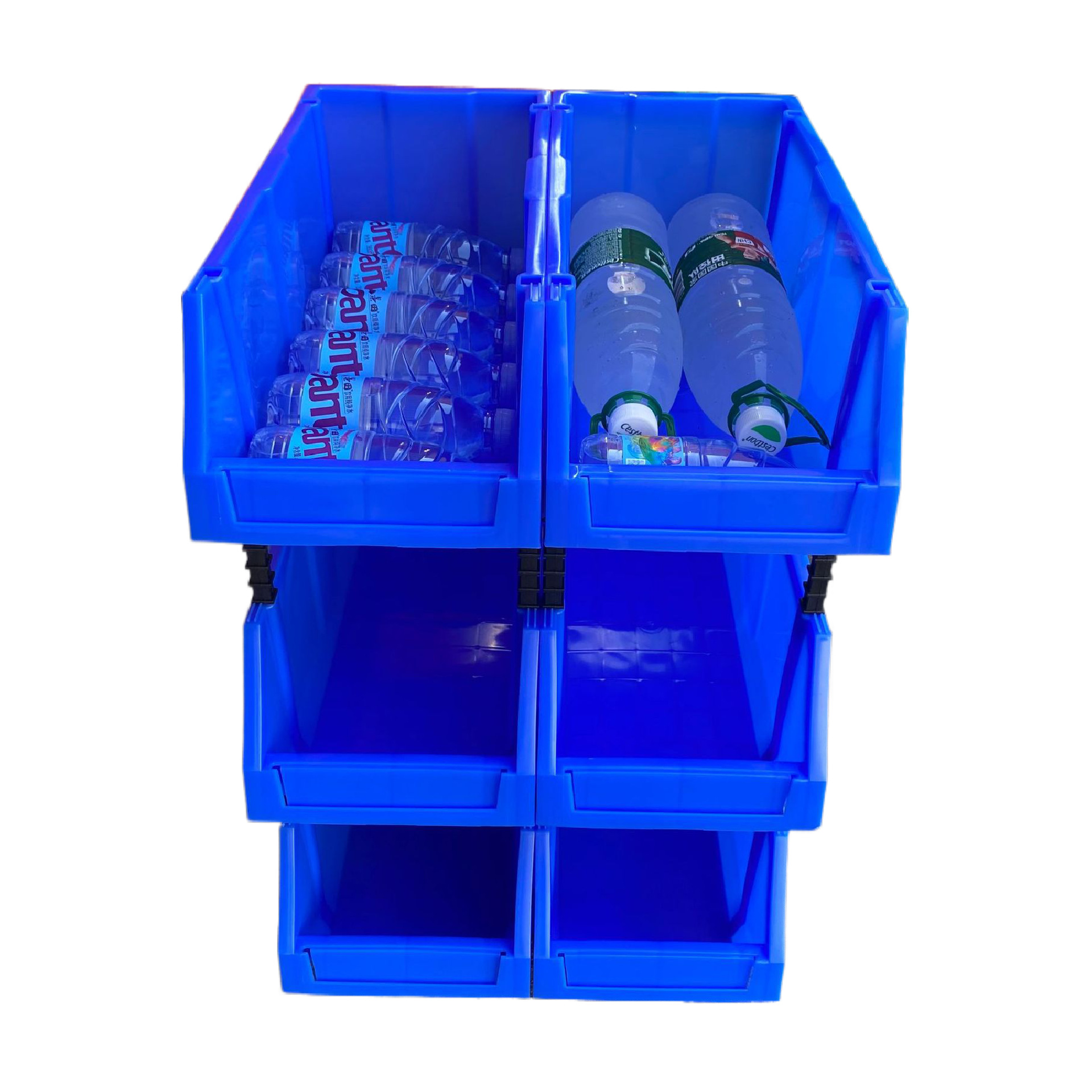 厂家现货F5斜口零件盒 440*300*180mm组立式零件盒  货架物料盒