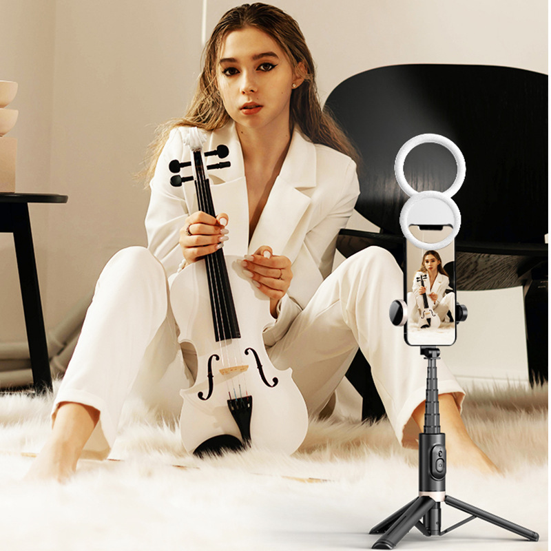 Factory Cross-Border Mobile Phone Fill Light Portable Live Photography Selfie Handheld Beauty Pocket Lighting Desktop Soft