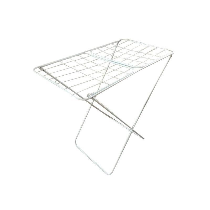 Tipo de piso plegable percha de secado de ropa tipo balcón X percha de piso plegable percha de secado de ropa sin instalación percha de almacenamiento de ropa