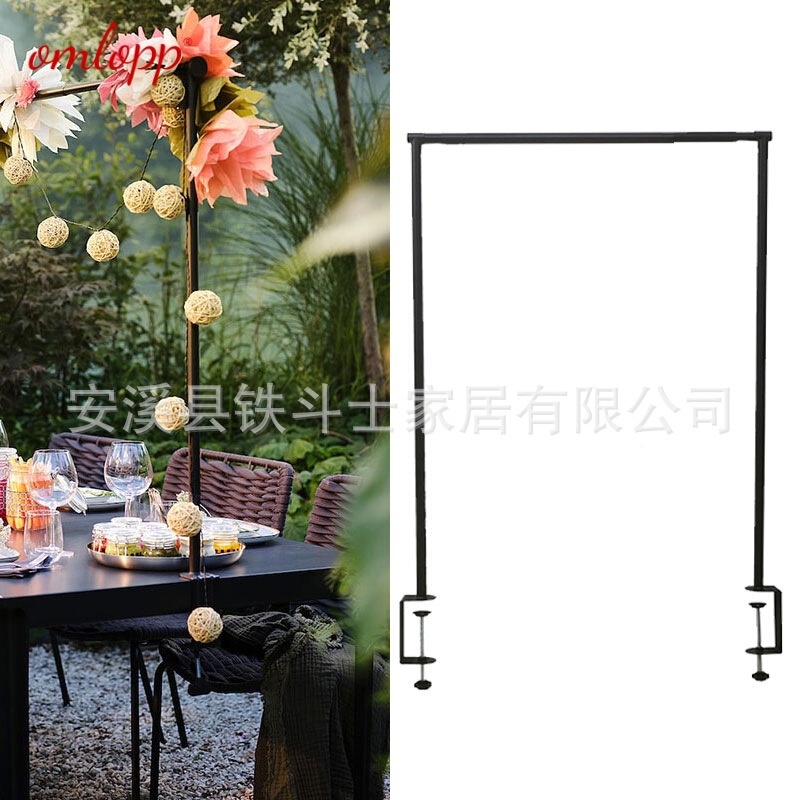 Desktop Decoration Hanging Rod Party Adjustable Bracket Outdoor Party Wedding Table Hagrid Horizontal Bar Support
