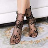 Spring summer thin fashionable breathable lace tights, socks, mid-length