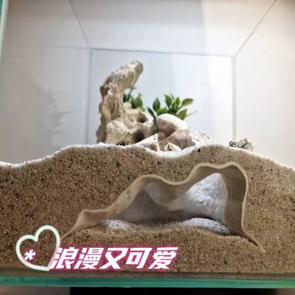 小鱼小虾躲避屋生态繁殖造景摆件鱼缸洞穴底部砂石仿真水下岩石洞