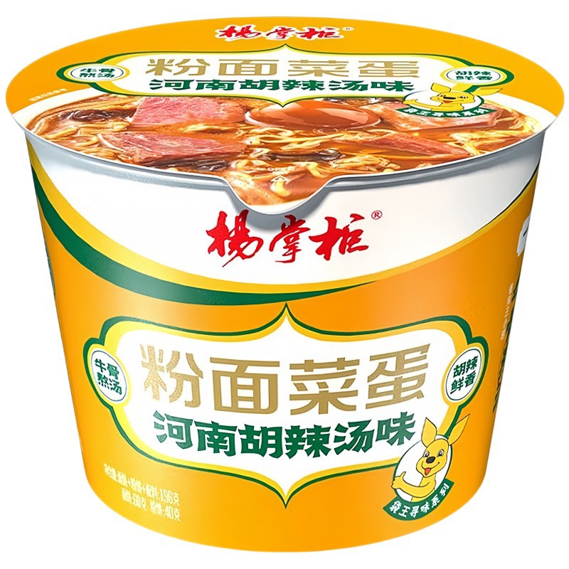 Shopkeeper Yang's Noodles with Vegetable Eggs [Henan Spicy Soup 196g] * 12 barre…