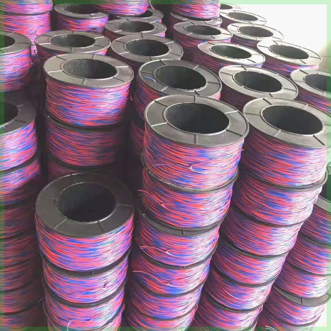 数码管铜芯线0.52 矿山隧道双股镀锌铁线 0.62铜芯连接线延长线