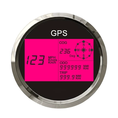 85mm GPS LCD speedometer Motosiklet cihazları