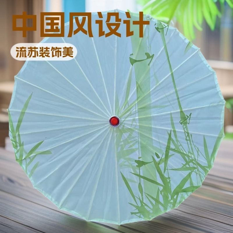 Hotel Sunscreen Oil-Paper Art Umbrella, Female Ancient-Style Props, Classical Dance Hanfu Umbrella, Cheongsam Outdoor Ceiling Decoration Umbrella
