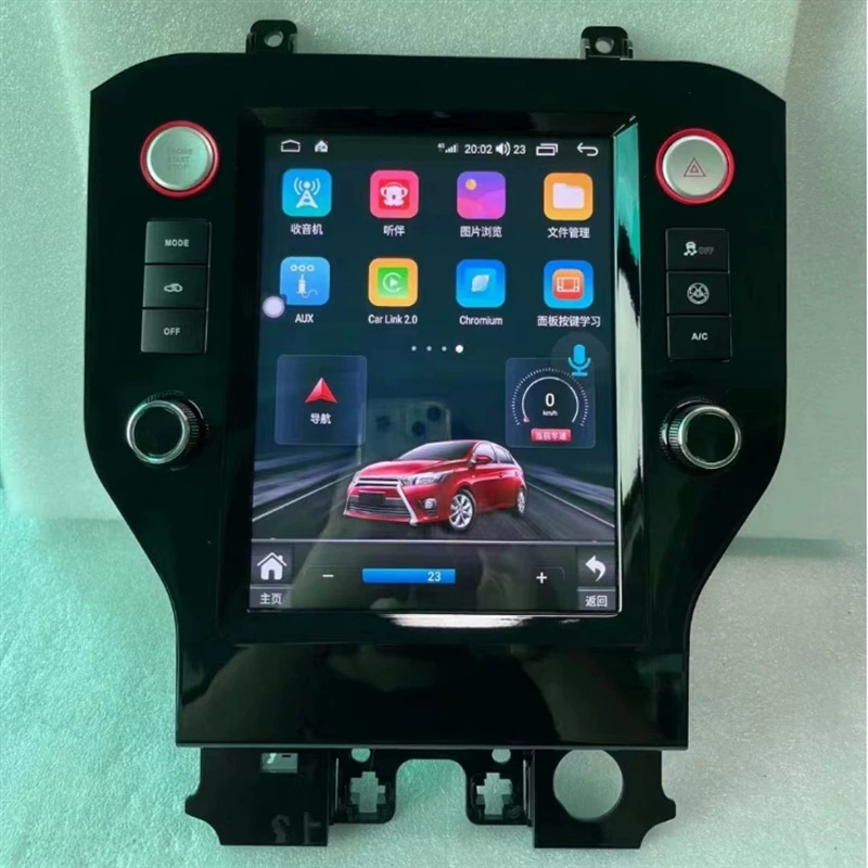 Совместимо с Ford Mustang 2015-2021 Android навигация All-in-One 10,4 дюйма восьмиядерный с Carplay кроссбор