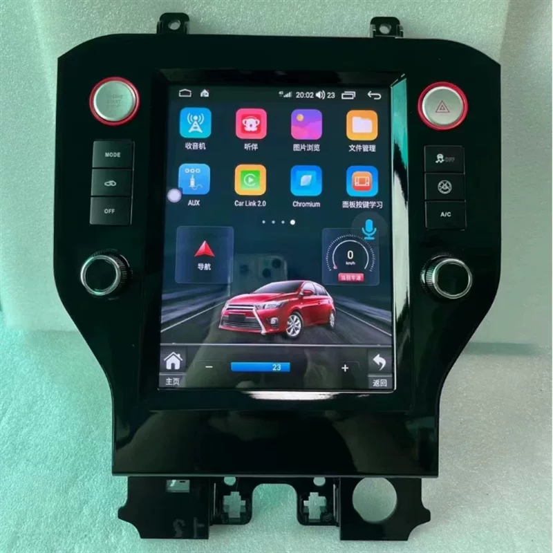 Совместимо с Ford Mustang 2015-2021 Android навигация All-in-One 10,4 дюйма восьмиядерный с Carplay кроссбор