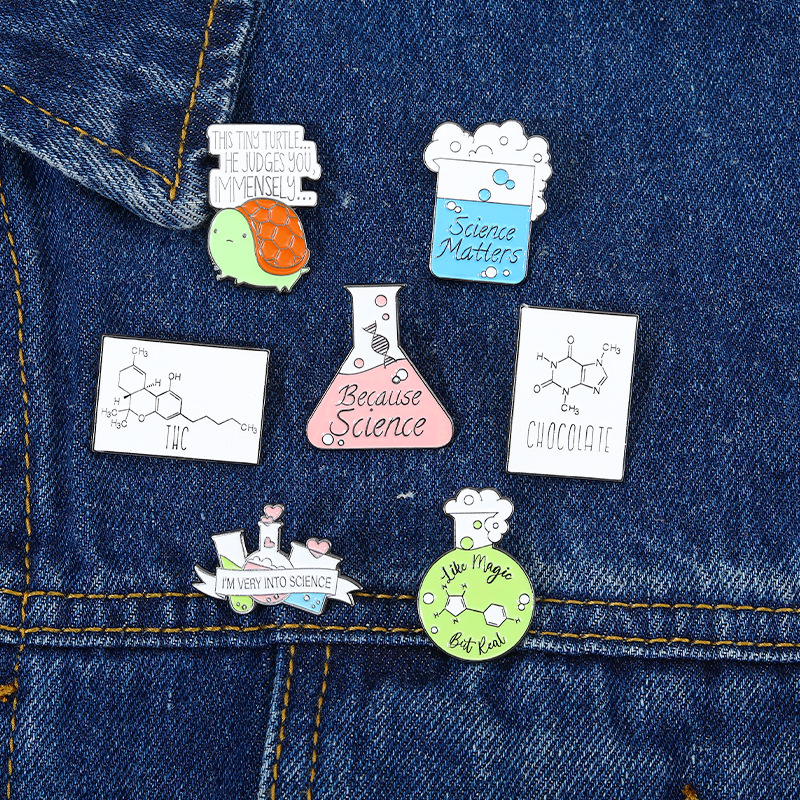 Alloy, Metal Material Fashion Pin Tortoise Cartoon Badge Alloy Metal Unisex Brooches