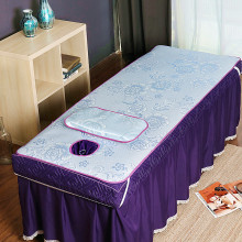 美容院床单式美容凉席夏季美体按摩理疗床冰丝席可折叠软席
