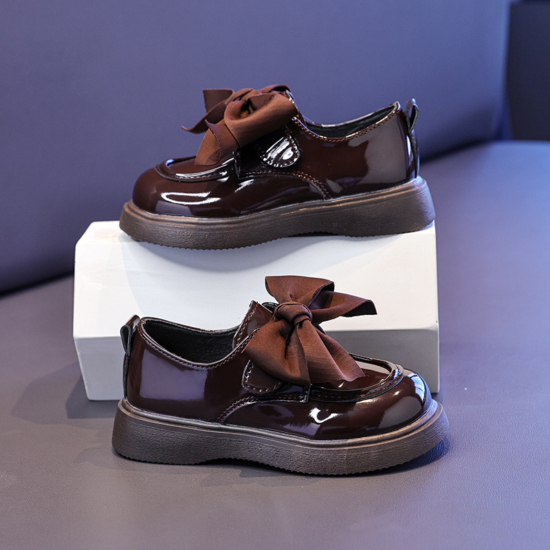 Zapatos de cuero infantiles de moda versátil 2026 verano nuevo estilo de chicas zapatos de princesa británicos zapatos de arco suave zapatos Lefour image 5