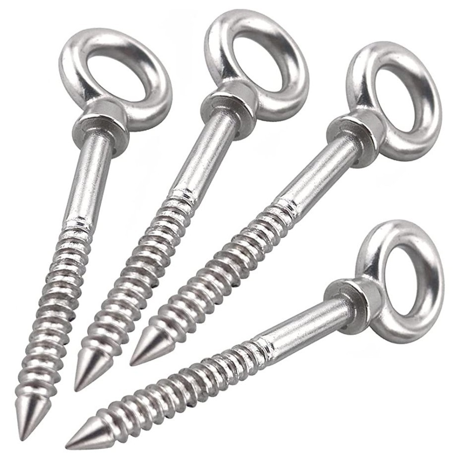 不锈钢索具 不锈钢1169头吊环木螺丝吊环螺栓 自攻丝螺钉羊角螺栓