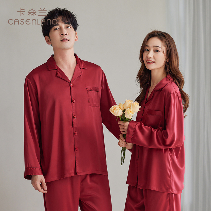 Women's autumn silk pijama