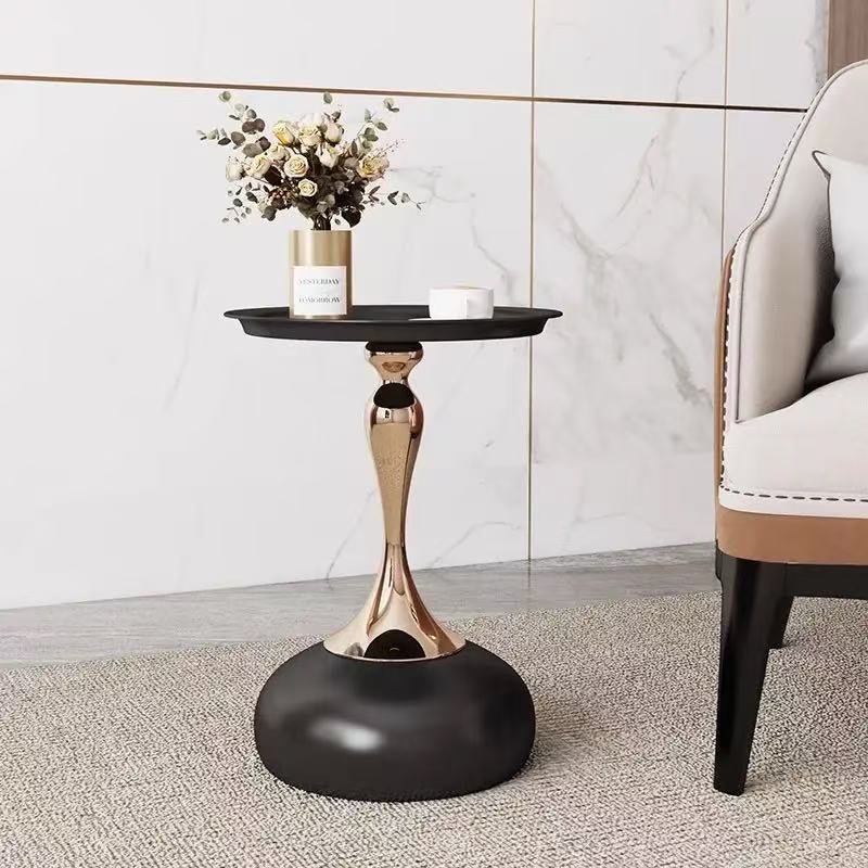 Sofá ligero de lujo ligero de cintura ligero de la sala de estar mesas de té para el hogar creativo moderno y simple esquinas redondas de varios pequeños hogares