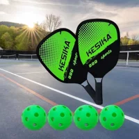 Набор ракеток из тополя Пика Набор пляжных ракеток pickleball с мячом комбинация пещер 2 ракетки 4 мяча