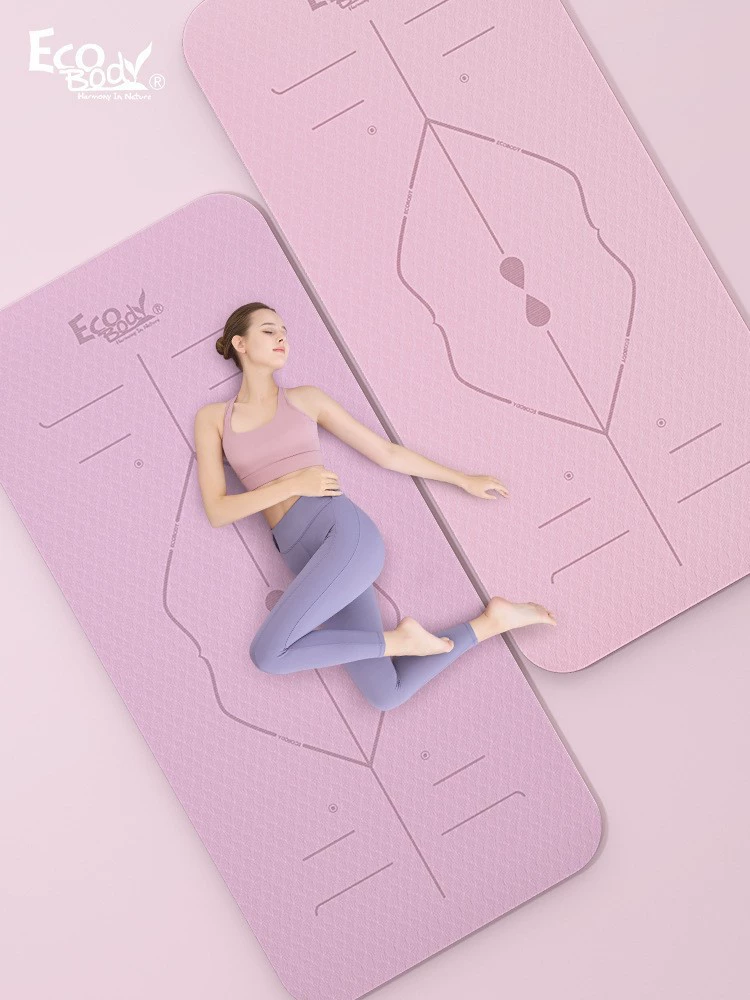 Антибактериальный коврик для йоги, Shockproof нескользящий спортивный коврик для домашнего использования