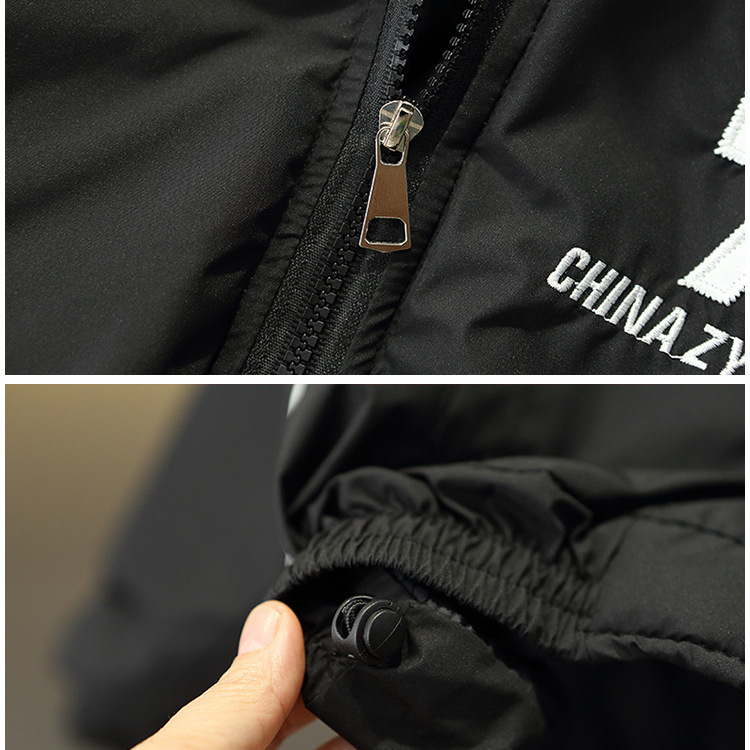 6551 Traje de invierno para niños 2025 Nuevos modelos de otoño e invierno para niños Abrigo grueso de dos algodón Pantalones cálidos de dos piezas