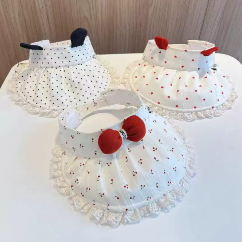 Casual Sonnenhut Für Babys Und Mädchen Mit Großer Krempe Kirsche_voghion.com