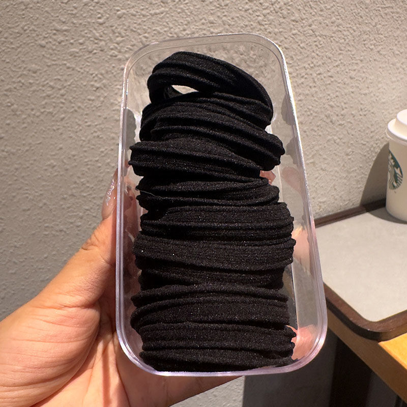 Otoño y invierno 2024 nuevo cabello de alta calidad cuerdas elásticas de cabello cuerdas de cola de caballo de alta altura elásticas anillo de cabello duradero