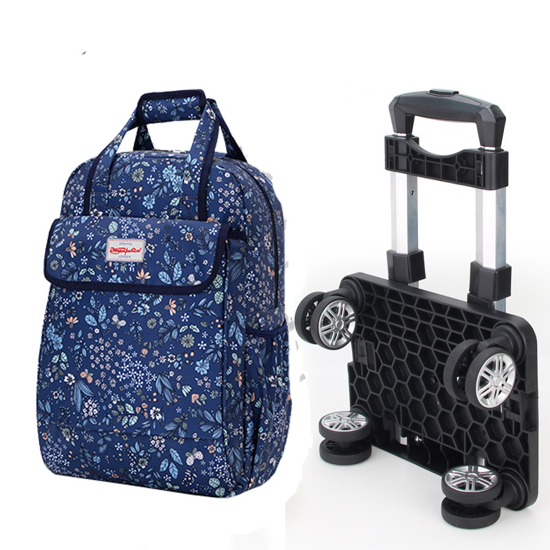 Rueda universal trolley mochila plegable ligero trolley bolsa de viaje de larga y corta distancia bolsa impermeable bolsa de embarque al por mayor