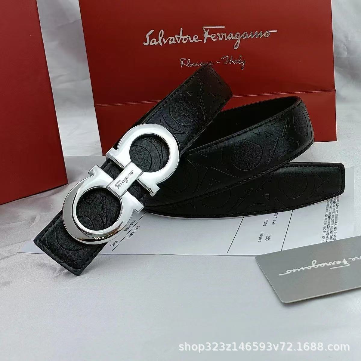 Half-grain silver buckle [hanging buckle-gift box] / 105cm