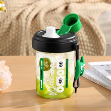 3DWFtritan水杯夏季女生塑料耐高温运动直饮学生便携夏天玻璃吸管
