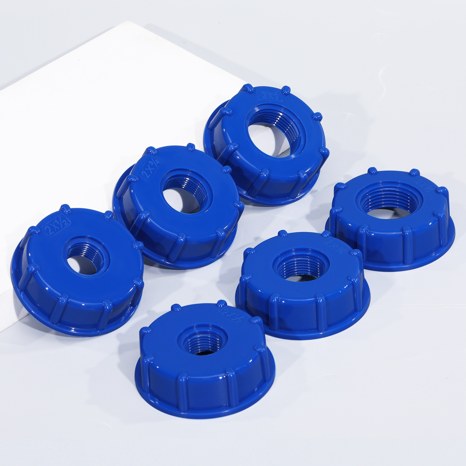 1000 L barril químico urea barril IBC Ton barril conector Ton barril accesorios conector de plástico 4 puntos 6 puntos 1 pulgada de alambre interno