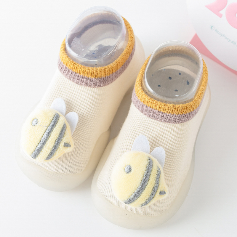 Nuevo bebé niño zapatos de fondo suave antideslizante lindo bebé piso zapatos calcetines primavera y otoño interior fresco niños calcetines Zapatos
