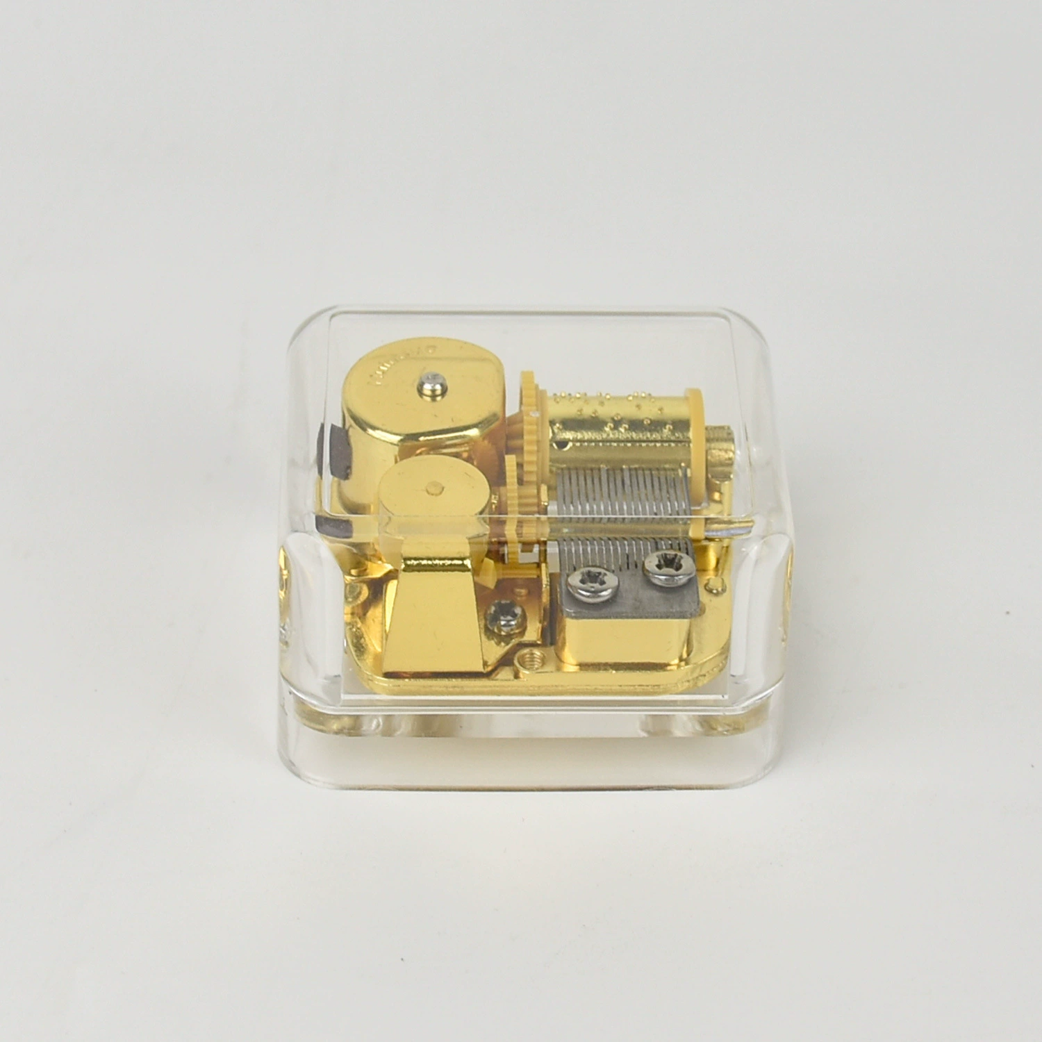 Golden wind-up music box, Birthday gift