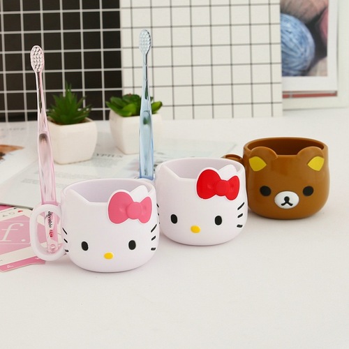 Children's toothbrushing cup creative cartoon cute baby toothbrush toothbrush household simple mouthwash cup wash cup cup for women