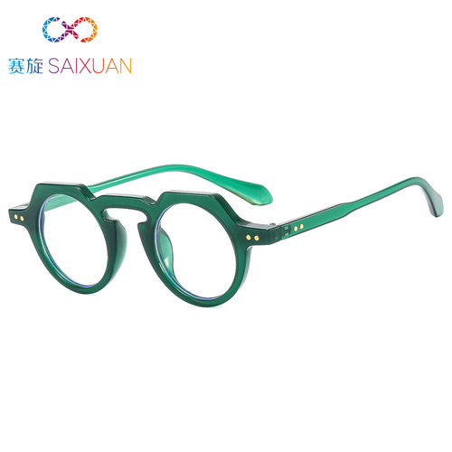  Autumn New Round Sunglasses for Men, Cross-border Retro Round Frame, Versatile Fashion Sunglasses for Women, Sunlasses