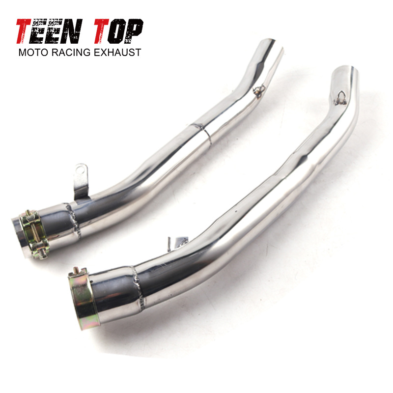 Motorcycle Zzr1400 Exhaust Pipe Kawasaki Zx14R Six-Eye Magic God Middle Section Exhaust Pipe Modification