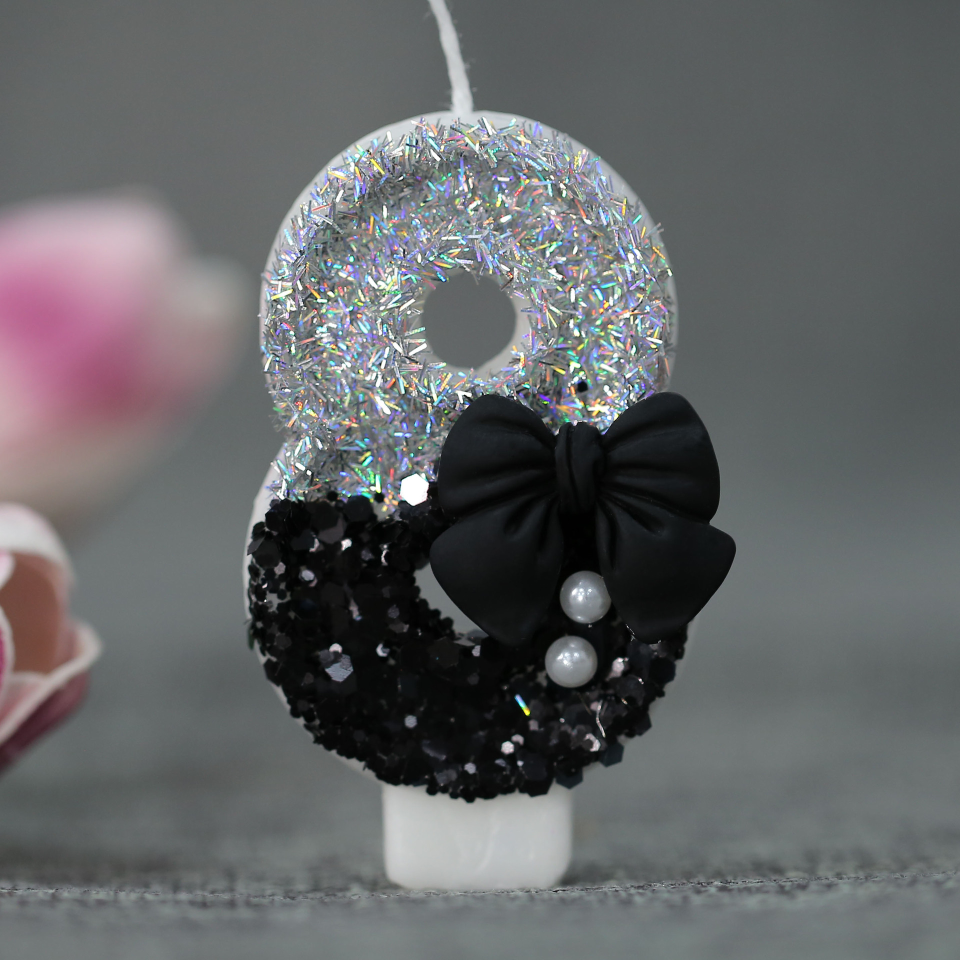 Vela de cumpleaños transfronteriza e-commerce creativo vela digital arco perla Vela decorativa para AliExpress Amazon